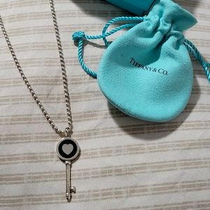 Tiffany and Co  Key Heart beading Necklace